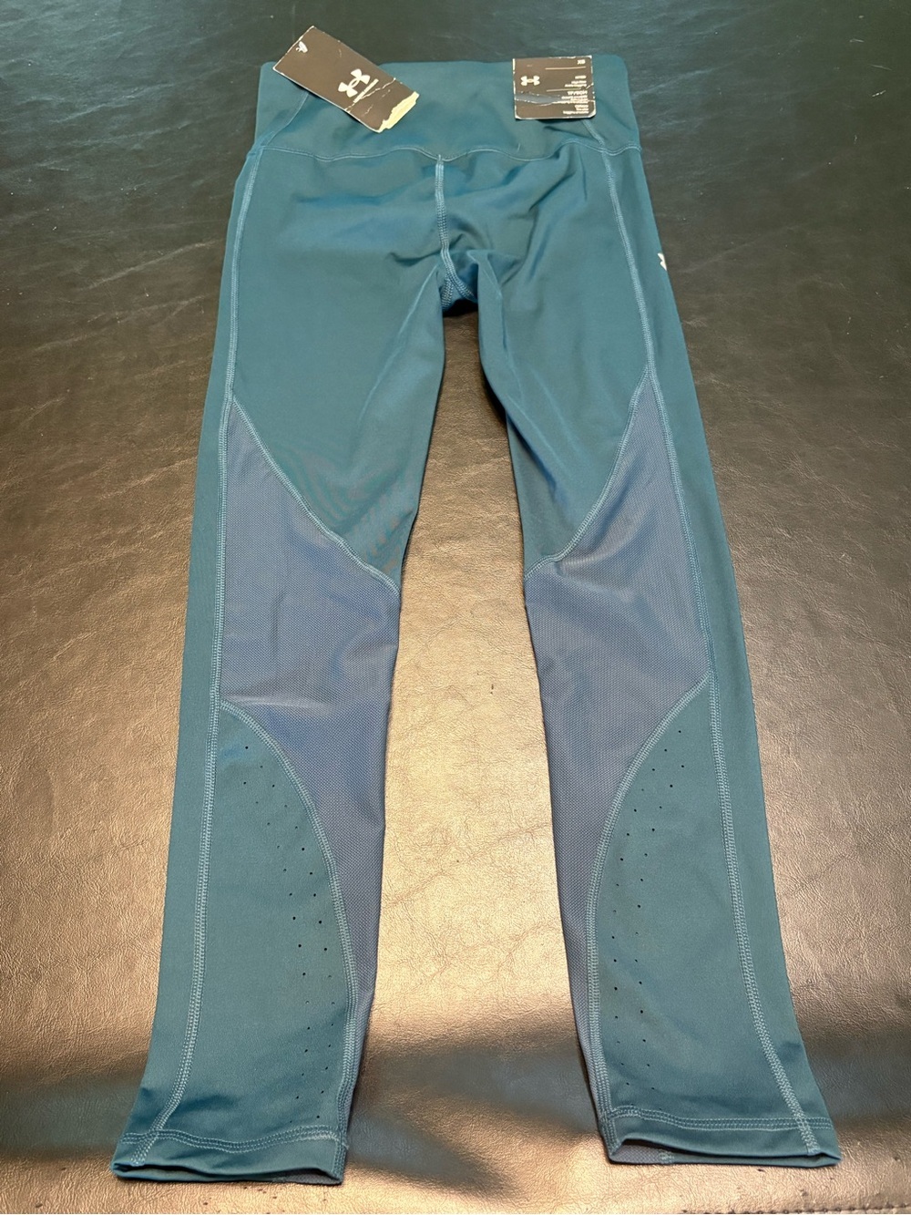 NWT Under Armour Breathelux High Rise Ankle Leggings XS Teal - Picture 3 of 15